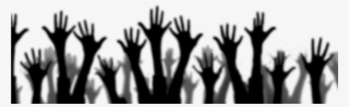 Raised Hands Png - Shadow
