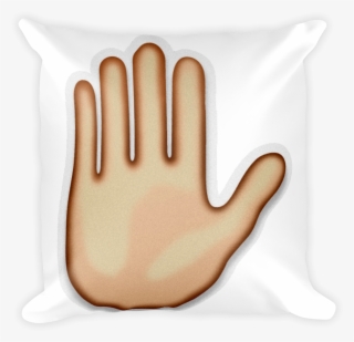 Emoji Pillow - Raised Hand - Throw Pillow