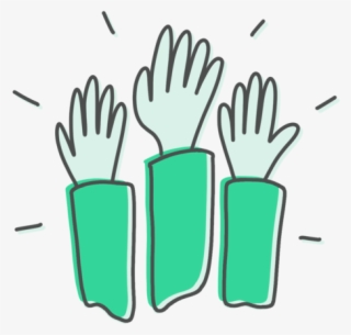 Hands Raised - Illustration