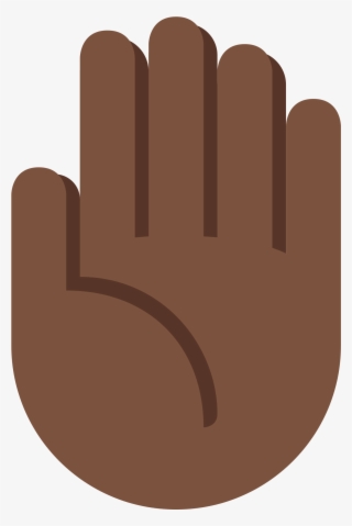 Raised Hand - Black High Five Emoji