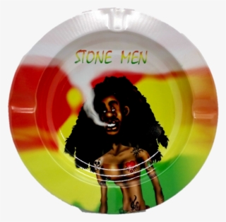 Stone Men Tin Ashtray - Circle