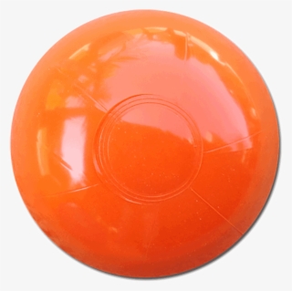 9'' Solid Orange Beach Balls - Sphere