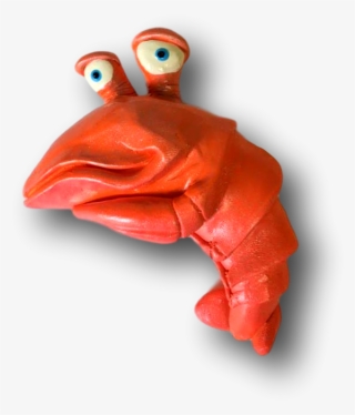 Groovy Bender Crawfish Fish With Attitude Orange - Animal Figure