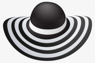 Striped Sun Hat Png Clip Art Image - Indoor Games And Sports