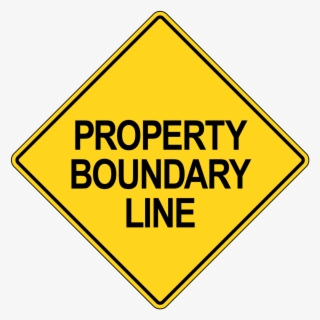 Property Boundary Line Markers - Safety Sign In School