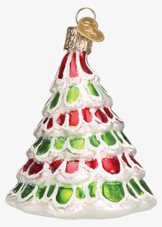 Old World Christmas Whimsical Tree Glass Ornament, - Christmas Tree