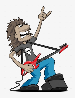 Rockstar Rockstar - Heavy Metal Cartoon Rocker