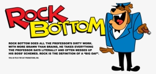 Official Website Description - Rock Bottom Cartoon Character