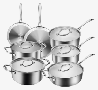 Dealz Frenzy Multiclad Pro Cookware Set,classic Pots - Sauté Pan