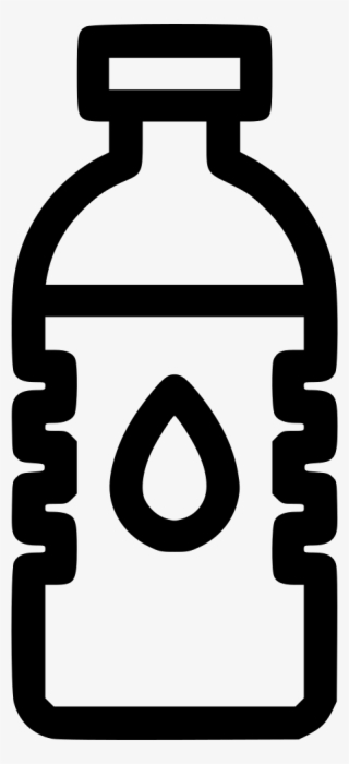 Png File - Water Bottle Icon Black Png