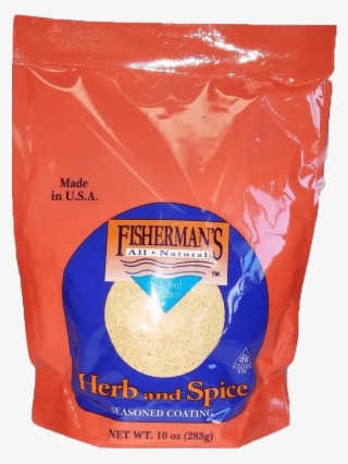 fisherman's herb & spice fish coating 10 oz bag - whole grain