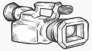 Camera - Video Camera Sketch Png