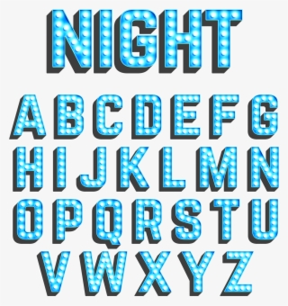 Blue Lighting Luminous Neon Wordart Download Hd Png - Letras Neon Azul Png