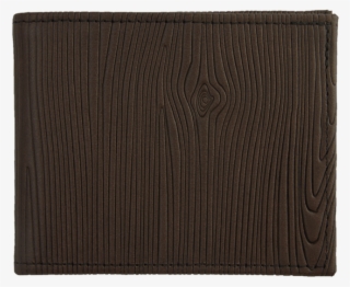 Leather Men's Wallet - Wood