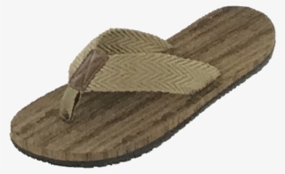 Sandals Mens Woven Wood Grain Flip Flop - Slipper