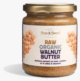 Organic Raw Walnut Butter 250g - Sun & Seed