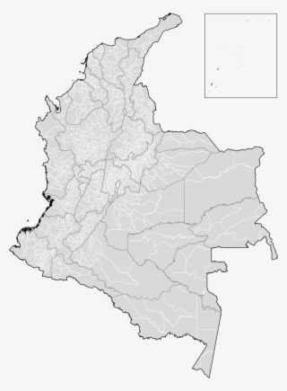 Mapa De Colombia - Division Municipal De Colombia
