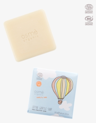 Organic Certified Extra Gentle Soap 100 G, Osme Baby - Illustration