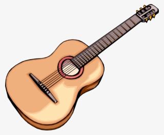 Vector Illustration Of Classical Or Flamenco Style - Acoustic Guitar