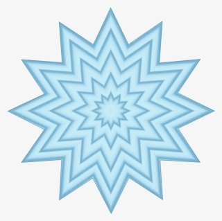Light Blue Star Pattern