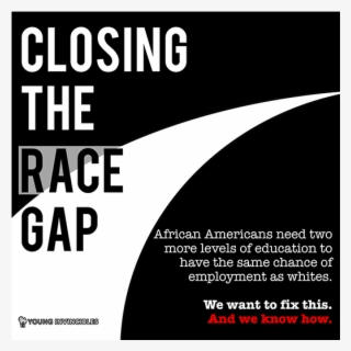 closing the race gap - poster