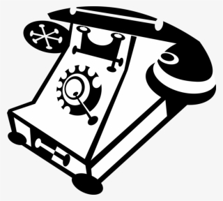 Vector Illustration Of Antique Telecommunications Device