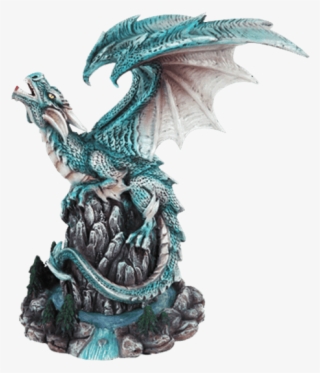 Blue Dragon Statue
