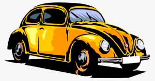 Image Royalty Free Vector Automobile Illustrator - Yellow Car