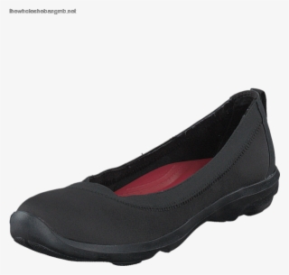 Women's Crocs Busy Day Stretch Flat Black/black - Slip-on Shoe