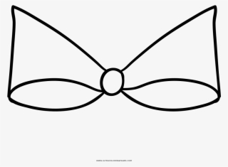 Ribbon Bow Coloring Page - Line Art