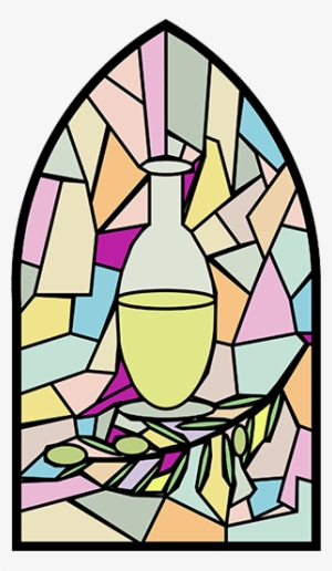 The Seven Sacraments Clip Art Library - Anointing Of The Sick Stained Glass