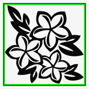 Clip Art Transparent Best Coloring Page And Of Style - Hawaii Flower Clip Art