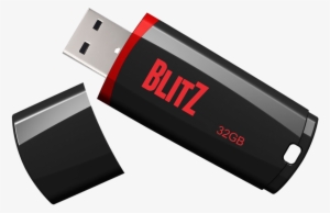 Pen Drive Png Pic - Patriot Blitz 256 Gigabytes Black Usb Flash Drive