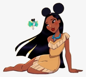 Pocahontas Disney Cute Cartoon Drawing ❤ Xxxfreetoedit - The Walt Disney Company