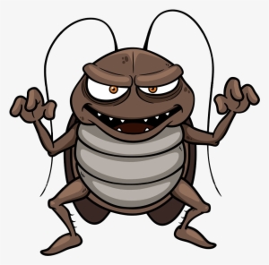Clip Free Download Cockroach Clip Art Ferocious Transprent - Cartoon Roach