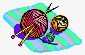 Yarn With Knitting Needles