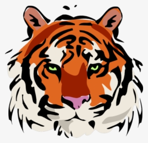 Tiger Head Png - Cafepress Tiger (face) Tile Coaster