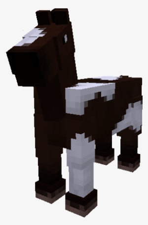 Minecraft Horse - Minecraft Black And White Horse