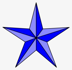 Tattoo Clipart Star Png - Clipart Star Blue