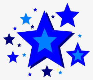 Tiny - Small Stars Blue Png