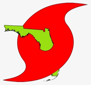 Free Download Awareness Symbol With Fl - Hurricane Symbol Over Florida