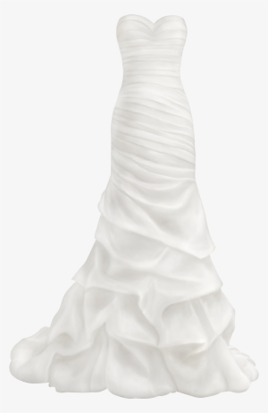 Beautiful Wedding Dress Png Clip Art - Wedding Dress Png