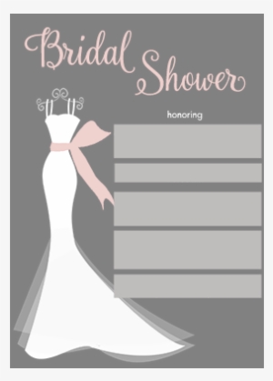 Error Message - White Blue Bridal Shower Invitation