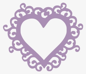 Paper This And That - Lace Heart Svg