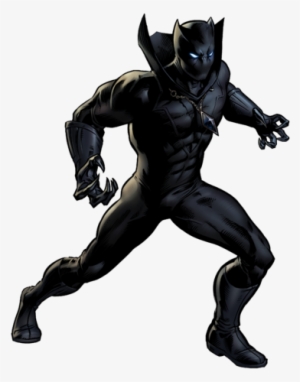Large Black Panther - Black Panther Clipart Marvel
