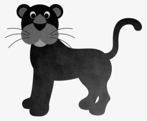 Tiger Whiskers Lion Black Panther - Dibujo De Una Pantera Negra Animada