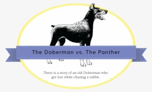 Doberman-panther - Doberman Pinscher Dog Vintage Metal Animal Retro Tin