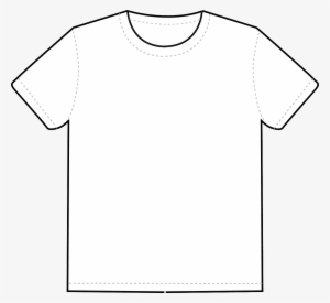 plain white t-shirt cartoon