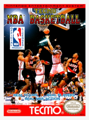 Tecmo Nba Basketball Nes Cover