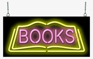 Books Neon Sign